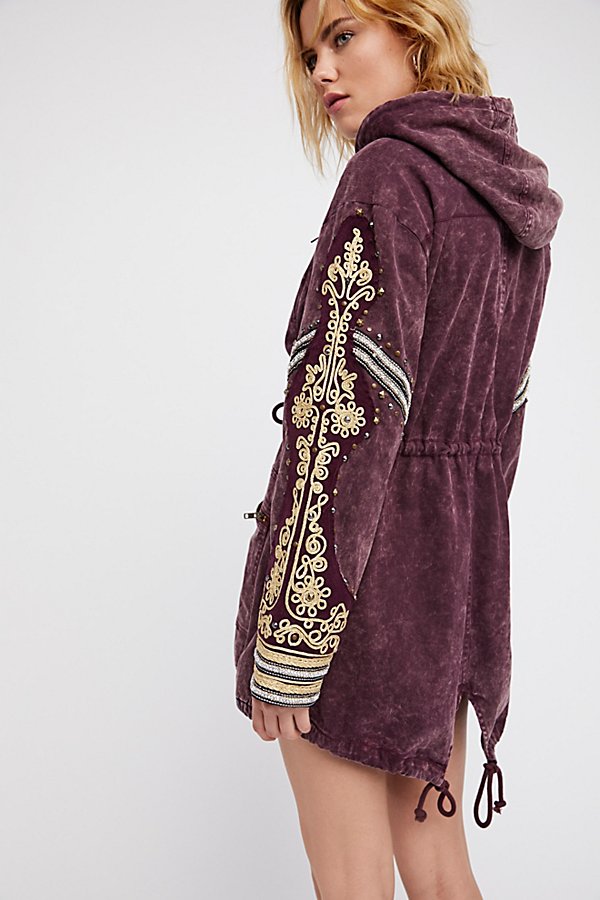 Golden Quills Military Parka | Free People UK