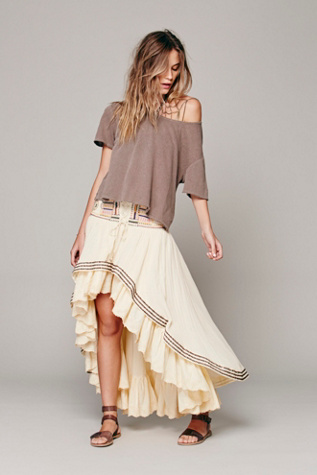 Free People Womens Rises in the East Skirt