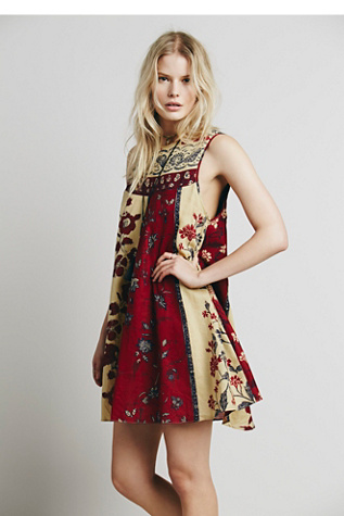 Free People Womens Russian Circles Dress