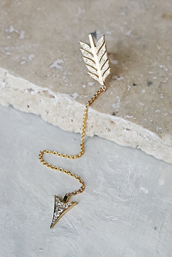 14k Single Diamond Arrow Duster Free People 14k Single Diamond Arrow Duster Free People