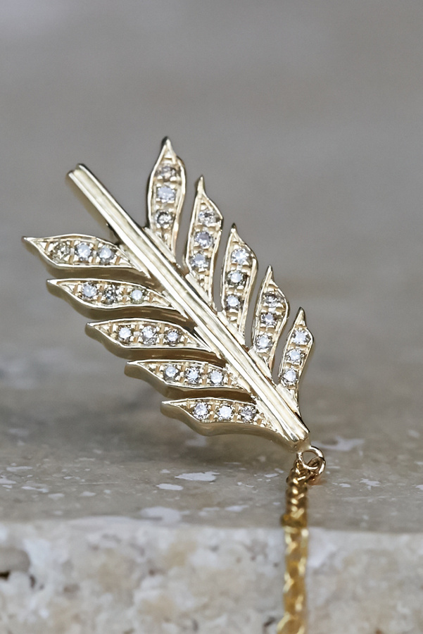 14k Single Diamond Arrow  Duster  Free People