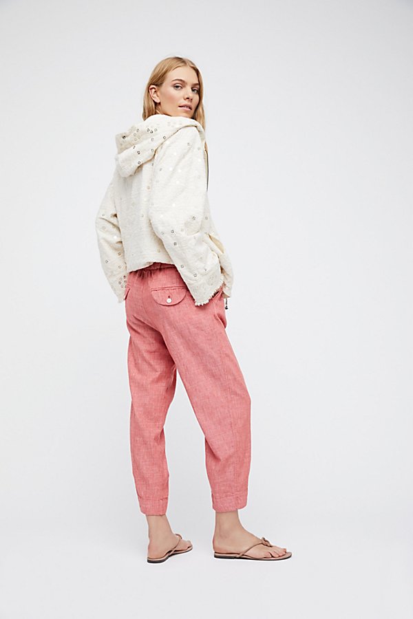 Everyday Chambray Pull-On Pants | Free People