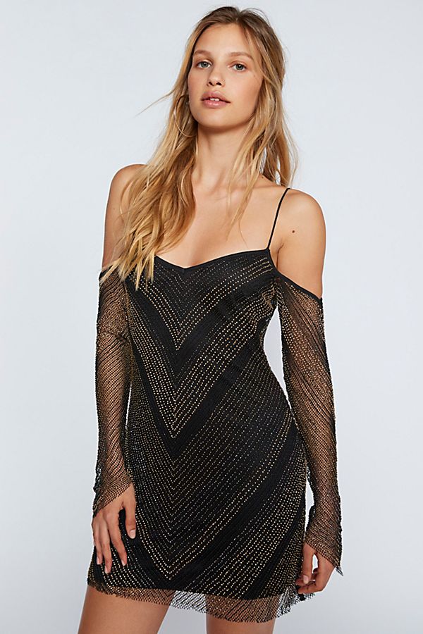 Line Drawing Dress : Draw the line beaded dress free people