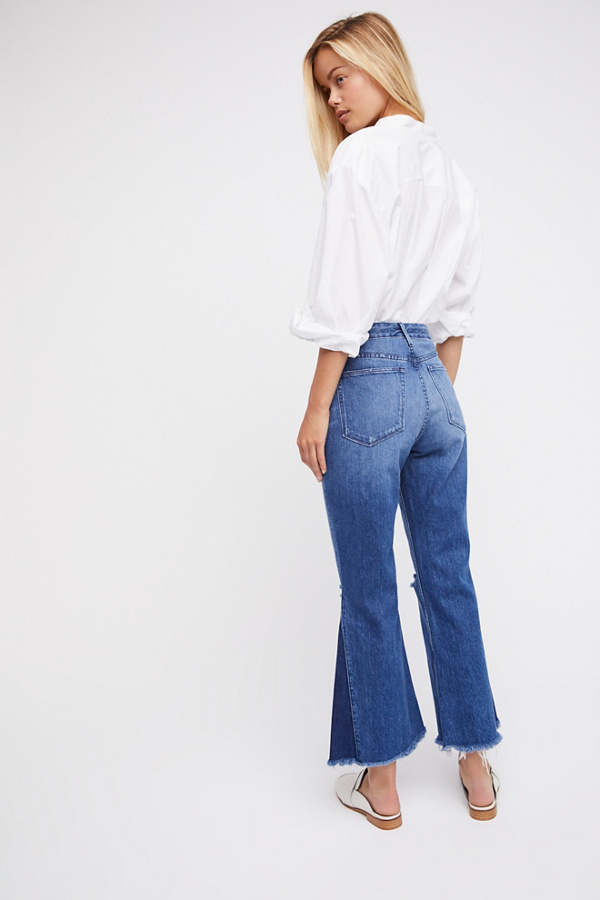 Higher Ground Gusset Crop Jeans | Free People