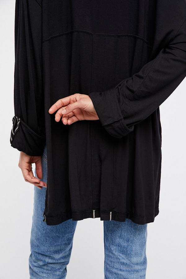 The Soho Cropped Leather Shirt