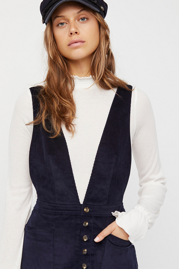 Old School Love Pinafore Dress | Free People UK