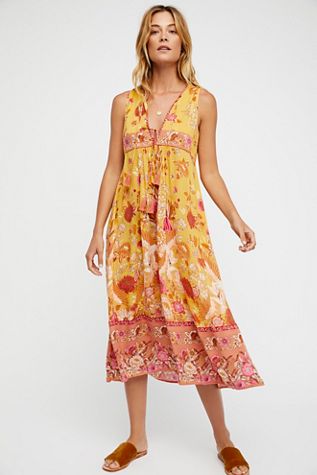 Siren Song Boho Midi Dress