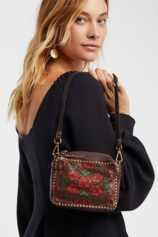 mellie faux leather mini backpack