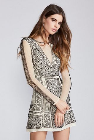 Valentina Beaded Mini Dress